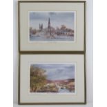 Two limited edition prints by B Richardson, each signed by the artist, 'Moorland,