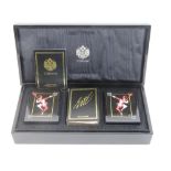 A presentation set of playing cards by Sobranie of London 'The Art of Erte',