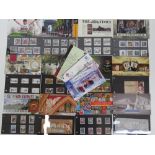 Thirteen Isle of Man Post Office mint presentation pack stamps including; 'The Ashes 2009',