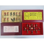 Two boxed limited edition sets of Britain's metal toy soldiers 'The 22nd Cheshire Regiment'
