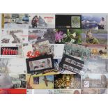 A quantity of Isle of Man Post Office mint presentation pack stamps, approx £65 face value.