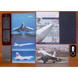 Collection of Concorde ephemera Many rare and unusual items including: the Final Edition of British