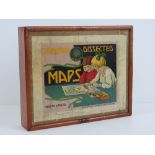 A vintage wooden jigsaw puzzle 'Superior Dissected maps' being England and Wales within vintage