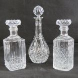 A Thomas Webb lead crystal decanter with stopper standing 33cm high.