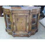 A fine quality 19th century continental walnut credenza.