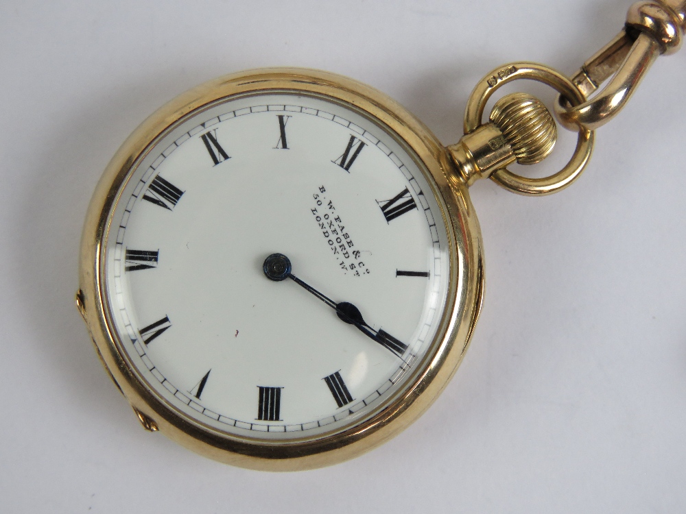 An 18ct gold English pocket watch retail - Image 2 of 9