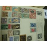 STAMPS- THE STRAND STAMP ALBUM CONTAINING A GOOD WORLD STAMPS COLLECTION INCLUDING GB PENNY BLACKS