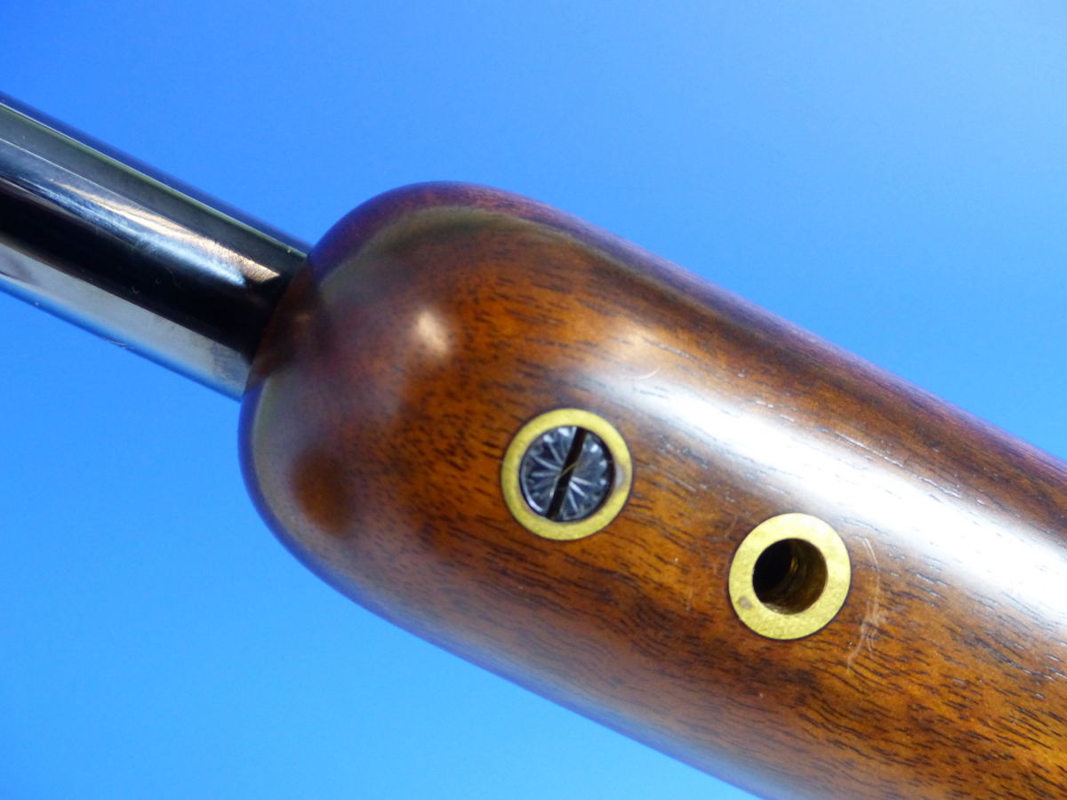 A RARE HAND MADE ISP SPARTAN AIR RIFLE 0.177 SERIAL No.587.- FIGURED ENGLISH WALNUT STOCKED- - Image 17 of 18