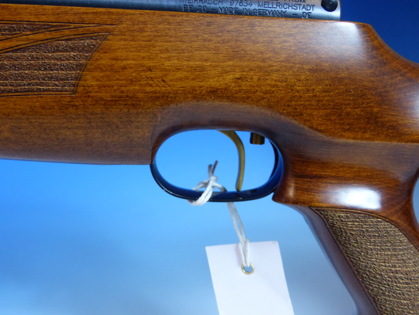 WEIHRAUCH HW97K AIR RIFLE 0.20 SERIAL No.2023380 WITH THUMBHOLE STOCK. - Image 4 of 8