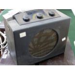 A RARE PYE QU PORTABLE AC/DC RADIO.