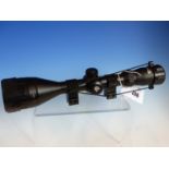 A NIKKO STERLING TELESCOPIC SIGHT. 4-12 x 50. AO IR MD.