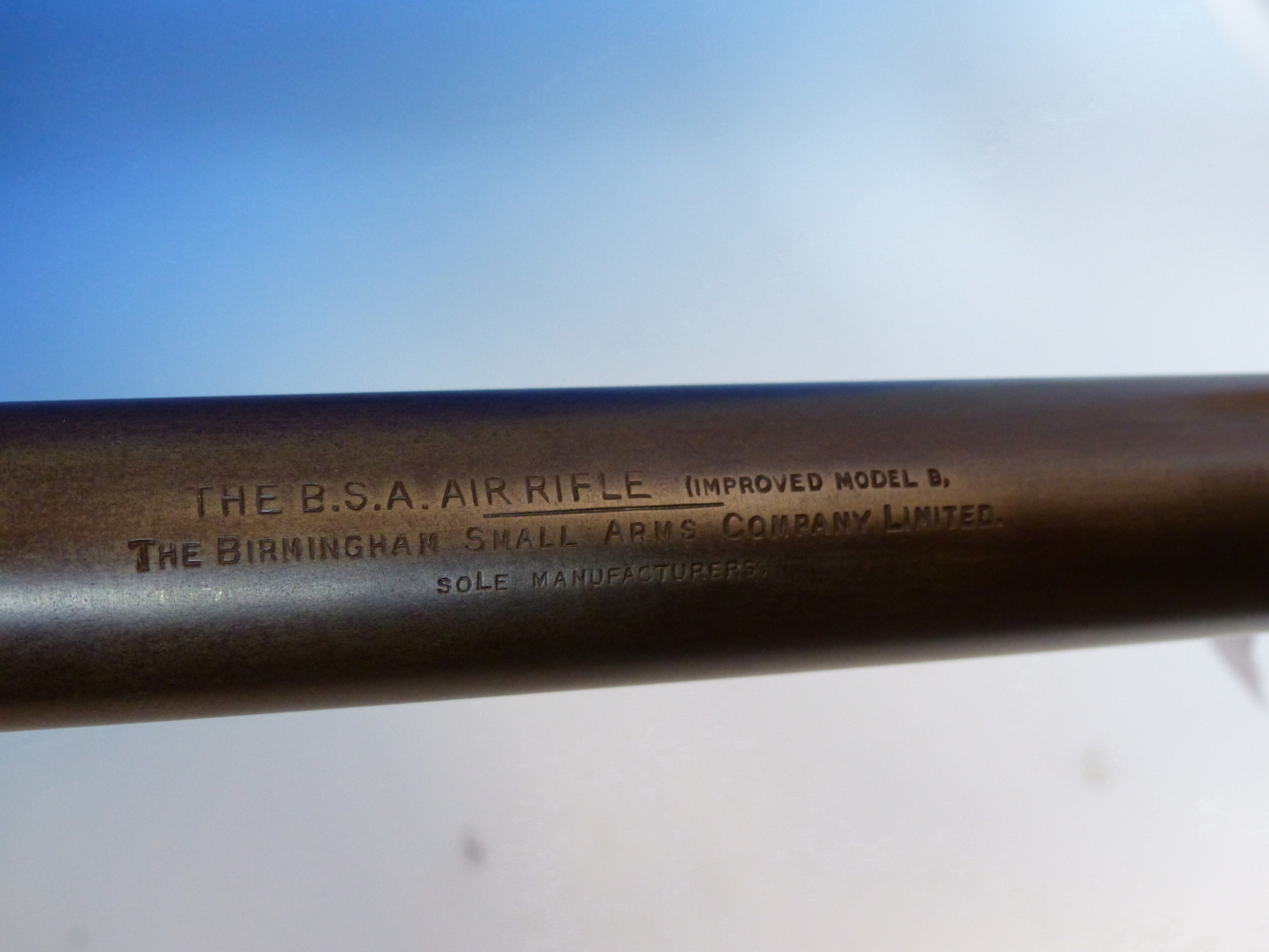 BSA MODEL B AIR RIFLE 0.177 SERIAL No.16662 WITH SLIP. - Image 7 of 7