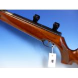 WEIHRAUCH HW97K AIR RIFLE 0.177 SERIAL No.1508055 WITH TELESCOPIC SIGHT MOUNTS AND SLIP.