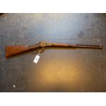 RIFLE. WINCHESTER .44 WCF LEVER ACTION NVN ST.No.3327. RELIC CONDITION PLEASE NOTE: A CURRENT