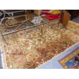 AN ORIENTAL CARPET OF ZEIGLER DESIGN. 289 x 246cms.