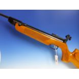 WEIHBRAUCH HW55 AIR RIFLE 0.177 SERIAL No.789888 WITH EYE SCOPE.