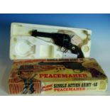 PEACEMAKER SUSSEX ARMOURY BLANK FIRING REVOLVER WITH ORIGINAL BOX.