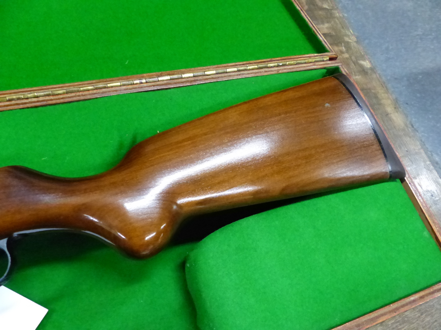 WEIHRAUCH HW35K AIR RIFLE 0.22 SERIAL No.1683149 WITH WOODEN BOX. - Image 6 of 9