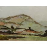 MUNSON. 20th.C.SCHOOL. ARR. TWO SOUTH EAST ASIAN RURAL VIEWS, BOTH SIGNED, WATERCOLOURS. 26 x 37cms.