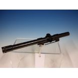 VINTAGE HAWEKA 4 x TELESCOPIC SIGHT WITH RAIL MOUNT.