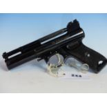 WEBLEY MK1 AIR PISTOL 0.177 SERIAL No.51 IN HARDCASE.