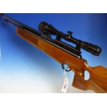 THE PARK RIFLE Co. AIR RIFLE (RH91?) 0.177 SERIALNo.1301 FITTED WITH NIKKO STERLING GOLD CROWN 4-