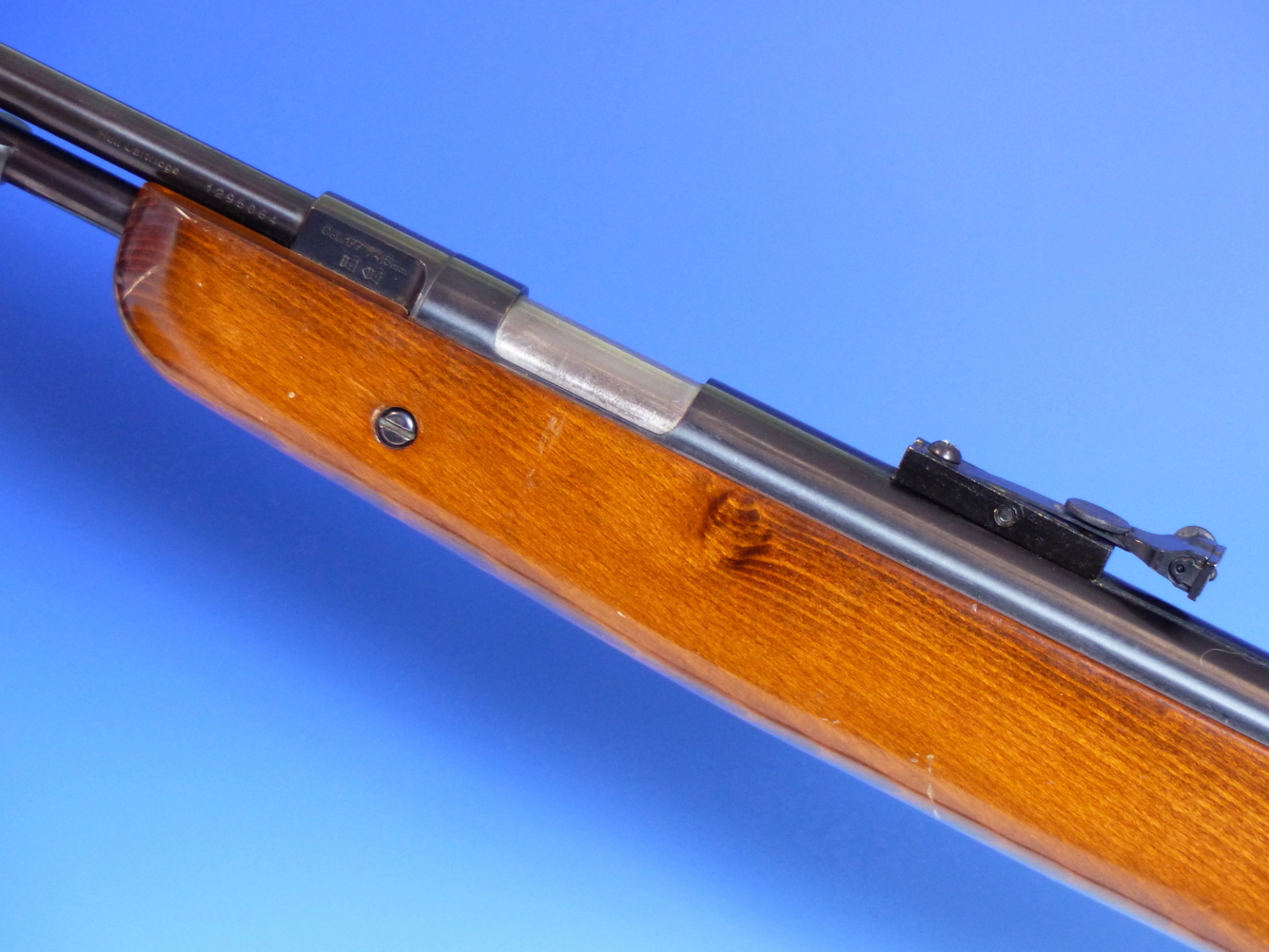 WEIHRAUCH HW77 AIR RIFLE 0.177 SERIAL No.01295064 WITH LEATHER STRAP - Image 3 of 7