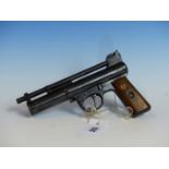 WEBLEY MK1 AIR PISTOL 0.177 SERIAL No.40224 IN HARDCASE.