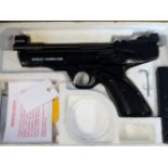 WEBLEY HURRICANE AIR PISTOL 0.177 IN ORIGINAL BOX.