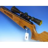 WEIHBRAUCH HW95 AIR RIFLE 0.177 SERIAL No.1784722 WITH NIKO STERLING DIAMOND 4-12 x 42 SCOPE.