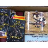 BOX OF 32 BOOKS PRINCIPALLY AIRGUN RELATED