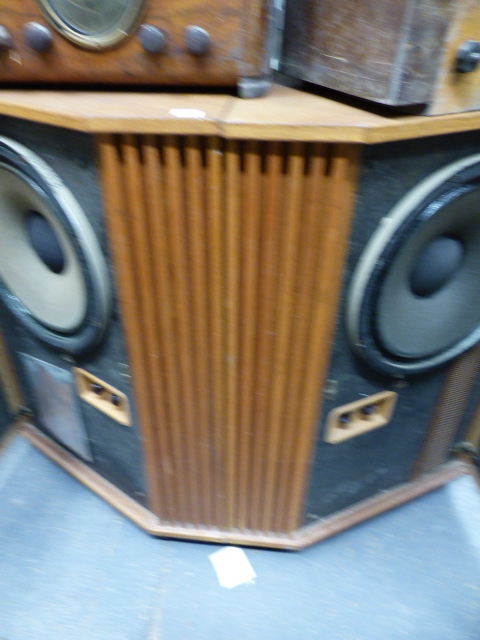 A LARGE PAIR OF TANNOY SPEAKERS. - Image 15 of 16