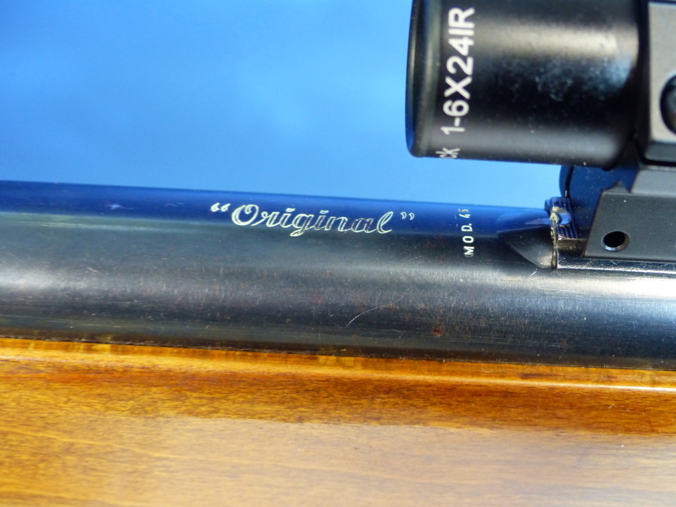 ORIGINAL MODEL 45 AIR RIFLE 0.177 SERIAL No.271532 WITH TAC VECTOR OPTIX 1-6 x 241 R TELESCOPIC - Image 7 of 10