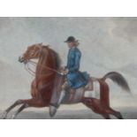 FOUR HAND COLOURED EQUESTRIAN PRINTS AFTER SPENCER AND SEYMOUR. 34 x 39.5cms.