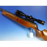 AIRARMS PRO ELITE AIR RIFLE 0.177 SERIAL No.15583V-MACH VENOM TUNED V-GLIDE CONVERSION WITH SCOPE,