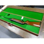 WEIHRAUCH HW35K AIR RIFLE 0.22 SERIAL No.1683149 WITH WOODEN BOX.