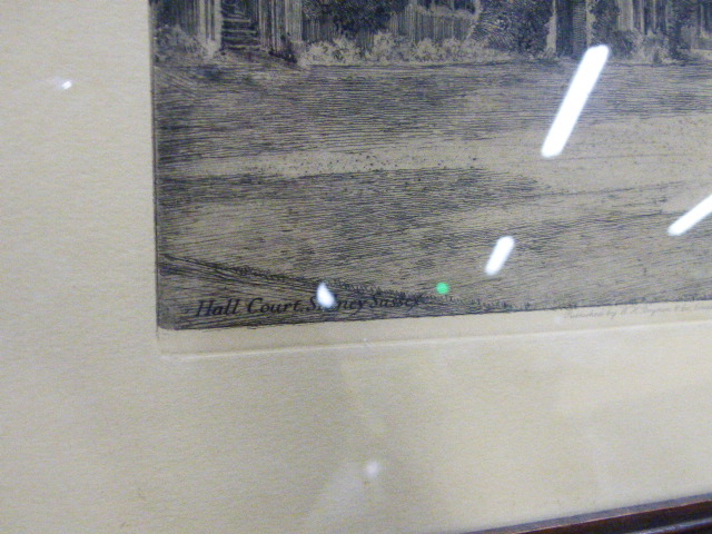 CAMBRIDGE COLLEGE. A SET OF FIVE OAK FRAMED ETCHINGS, EACH PENCIL SIGNED GERTRUDE HAYES TOGETHER - Image 15 of 16