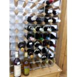 VARIOUS WINES, A BOTTLE OF CHARTREUSE, DOMESDAY MEAD, PIMS, MARTINI,ETC. (28)