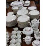 AN EXTENSIVE FRENCH BERNARDAUD LIMOGES DINNER, TEA AND COFFEE SERVICE FOR TWELVE. (124 PIECES)