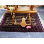 A BELOUCH PRAYER RUG. 130 x 76cms.