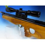 DAYSTATE LTD VENOM BULLPUP HUNTSMAN AIR RIFLE 0.177 SERIAL No.SHS0686 SWP200 PSI WITH BUSHNELL SCOPE