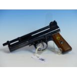 WEBLEY AIR PISTOL 0.177 SERIAL No. 35688 IN HARD CASE.