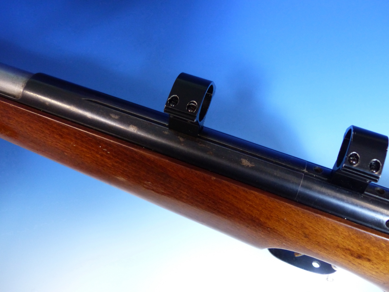 WEIHRAUCH HW97K AIR RIFLE 0.177 SERIAL No.1508055 WITH TELESCOPIC SIGHT MOUNTS AND SLIP. - Image 6 of 9