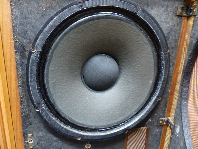 A LARGE PAIR OF TANNOY SPEAKERS. - Image 8 of 16