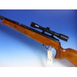 THEOBEN IMPERATOR SLR88 AIR RIFLE 0.22 SERIAL No.SLR88 WITH SCOPE, KASSNAR 2.5x AND SLIP AND TWO