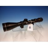 TASCO TELESCOPIC SIGHT SILVER ANTLER 39 x 40 WITH MOUNTS.