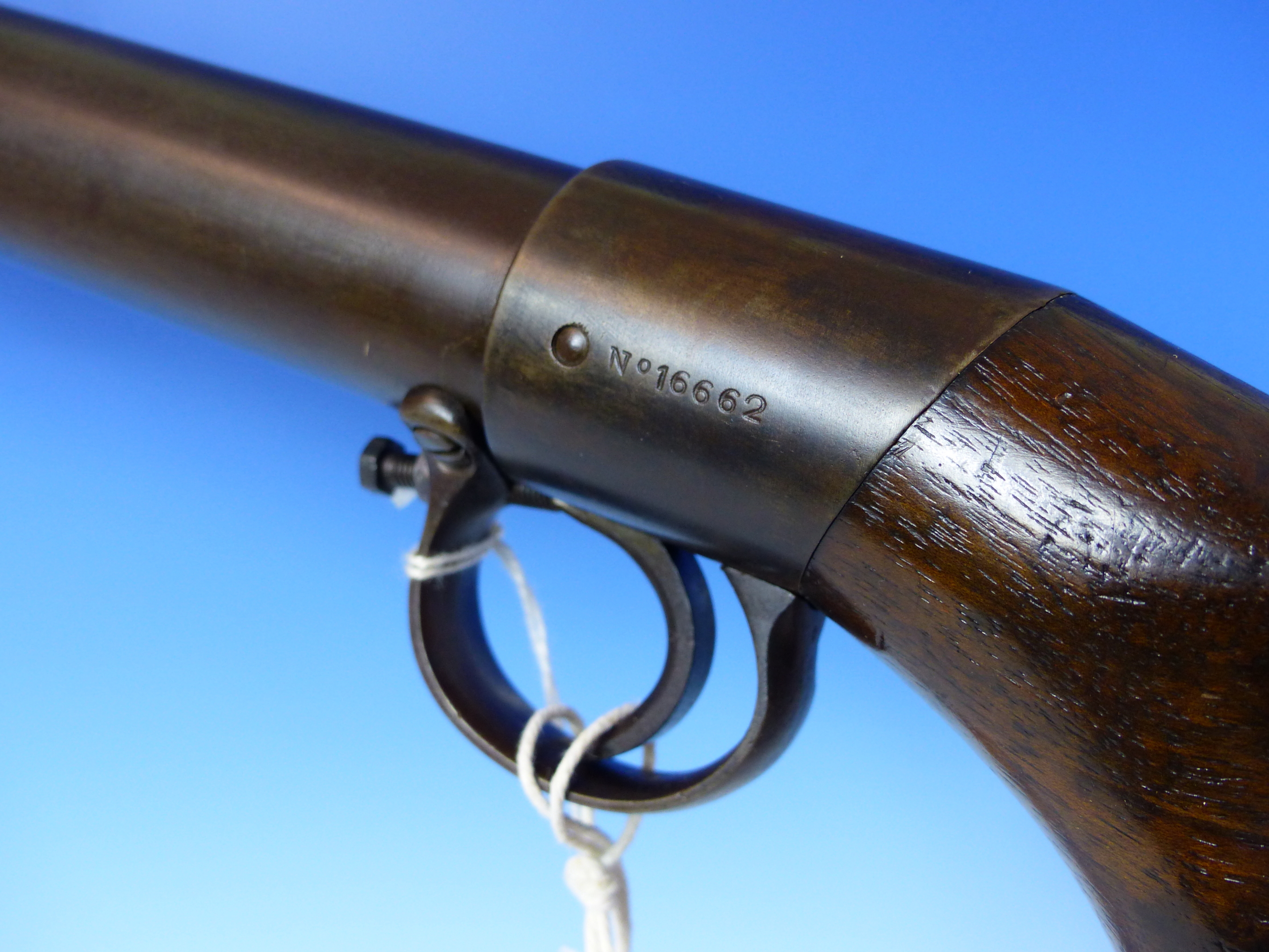 BSA MODEL B AIR RIFLE 0.177 SERIAL No.16662 WITH SLIP. - Image 4 of 7