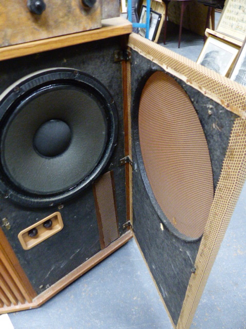 A LARGE PAIR OF TANNOY SPEAKERS. - Image 14 of 16