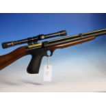 A RARE HARPER CLASSIC "WOLF" PCP AIR RIFLE WITH ELECTRONIC TRIGGER MARLIN MICRO VUE4x.TELESCOPIC
