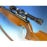 WEIHRAUCH HW77K VENOM LAZAGLIDE AIR RIFLE O.177 SERIAL No.0079171 WITH LEATHER STRAP, REFIELD LOW